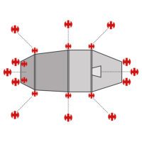 SwissPiranha Ultralight Peg Set for Hilleberg Nallo 2GT, 3GT or 4GT