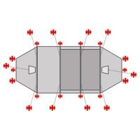 SwissPiranha Ultralight Peg Set for Fjällräven Abisko Endurance 4