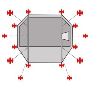 SwissPiranha Ultralight Peg Set for Helsport Fonnfjell Superlight 2