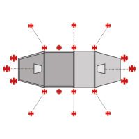 SwissPiranha Ultralight Peg Set for Fjällräven Polar Endurance 3