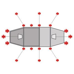 SwissPiranha Ultralight Peg Set for Fjällräven Polar Endurance 3