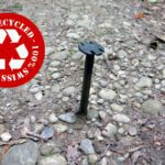 SwissPiranha BlackFisk BF150 recycelt tent peg